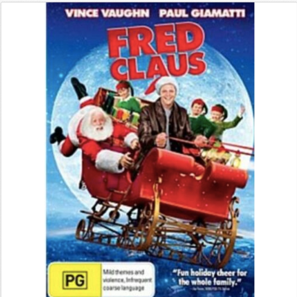 Fred Claus Christmas movie Vince Vaughn DVD 115 mins new sealed *
